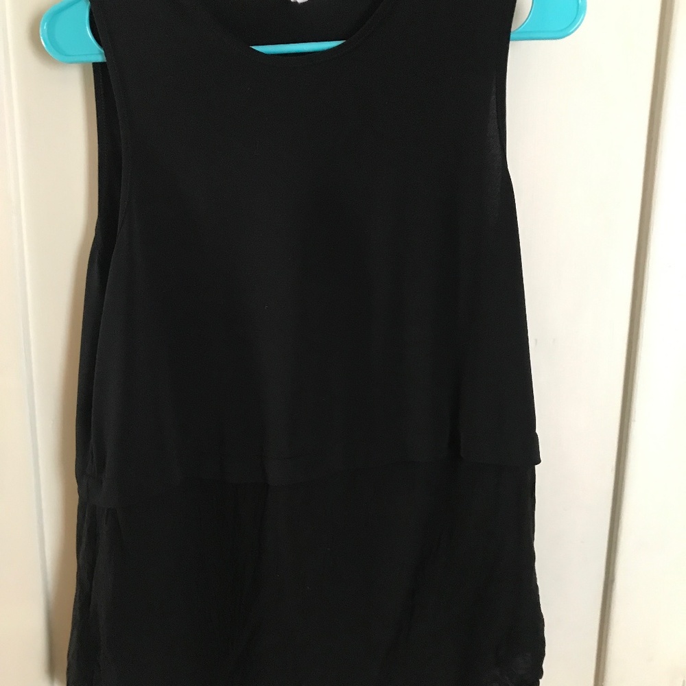 BCBG Black Work Top